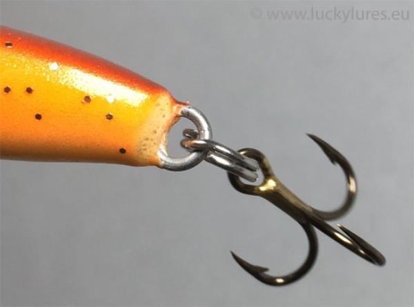 Nils Master INVINCIBLE Deep Running DR Wobbler, Größe: 5 cm, Farbe: 274 Black Head Orange Copper Gold, Gewicht: 6 Gramm